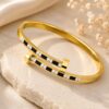 Luxury Zircon  Black Fashion