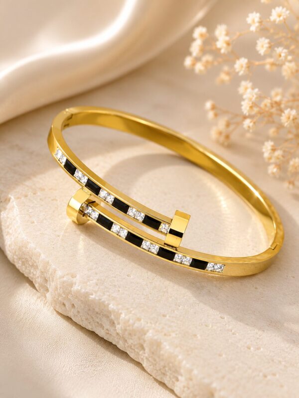 Luxury Zircon  Black Fashion