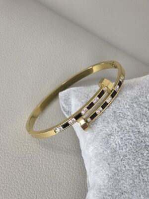 Luxury Zircon  Black Fashion