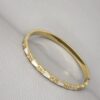 White & Cristal Gold Bracelet
