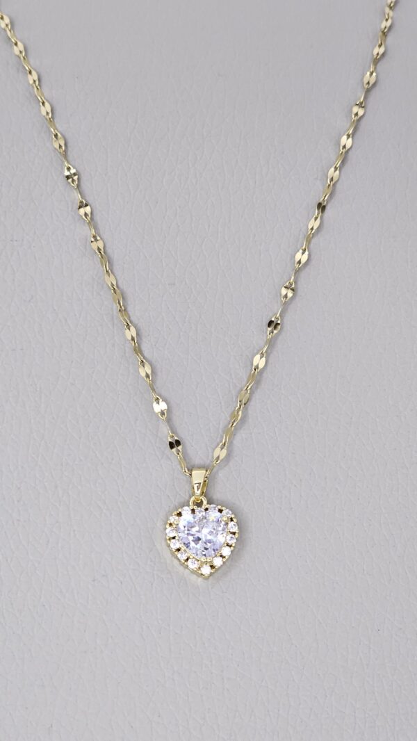 Heart Zircon stone