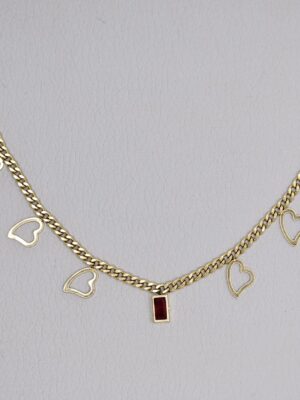 Hearts Crystals  Pendants