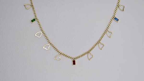 Hearts Crystals  Pendants