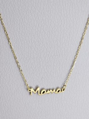 Mama Love Necklace Gold Color