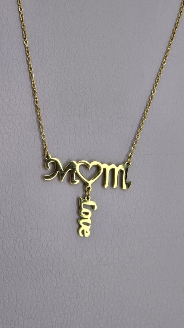 Mom-Love Necklace Gold Color