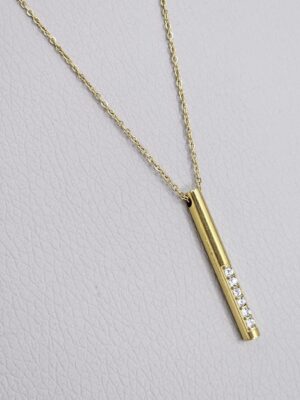 Simple Fashion Necklace Gold color
