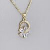 Sweet Flower Necklace Gold color1