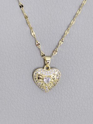 Sweet Heart Necklace Gold color
